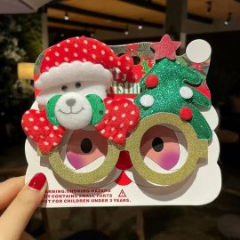 Creative Glasses Frames And Props For Christmas Party Decorations