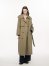 New Long Winter Trench Coat - Khaki Premium Women's Outerwear