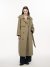 New Long Winter Trench Coat - Khaki Premium Women's Outerwear