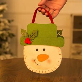 Christmas Gift Bag Apple Bag Christmas Eve Candy Bag Small Gift Tote Bag