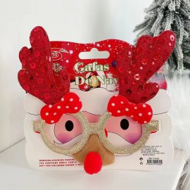 Christmas Creative Children's Glasses Frames Funny Props Party Decorations