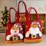 Christmas Gift Bag Apple Bag Christmas Eve Candy Bag Small Gift Tote Bag